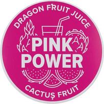 Klasikinė iškaba „Dragon Fruit Juice Pink Power“ iš metalo lakšto