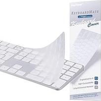 Klaviatūros dangtelis 2024 M4 iMac Magic Keyboard (Europos išdėstymas, 7 formos Enter klavišai), A3119 modelis, Touch ID su skaitmeniniu klavišu, itin plonas apsauginis ir skaidrus klaviatūros dangtelis