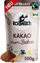 koawach Ekologiški kepimo kakavos milteliai Įvairių dydžių Be kofeino Vegan, sąžininga prekyba. Be pridėtinio cukraus ir kvapiųjų medžiagų. Puikiai tinka kepimui, geriamajam šokoladui. Uždaromos pakuotės (500 g)