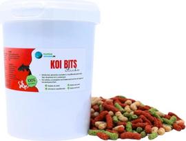 Koi Bits 500ml plūduriuojantis tvenkinio žuvų maistas "Nutrition Sticks" Subalansuotas natūralios mitybos visavertis maistas visų rūšių tvenkinio žuvims ir dekoratyviniams karpiams