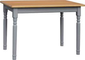 koma Pilkas valgomojo stalas Virtuvės stalas iš pušies masyvo Kaimo stiliaus stalas (60 x 90 cm)