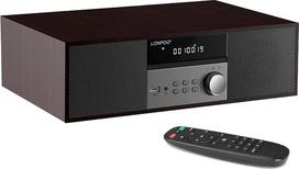 Kompaktiška stereo sistema „Soundbox“ su CD grotuvu, „Bluetooth“, FM radiju, USB/AUX įvestimi (LP816-DN)