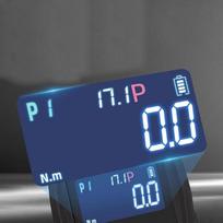 Kompaktiškas sukimo momento matuoklis (0–200 Nm) su 12 colių kištuku ir realaus laiko LCD rodmenimis. Tiksli sukimo momento kontrolė dirbtuvėse