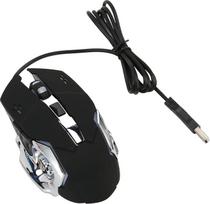 Kompiuterinės žaidimų pelės, optinė USB žaidimų pelė, tyli, laidinė, 1200, 1600, 2400, 3600, 4 reguliuojami DPI lygiai iki 3600, RGB, skirta „Windows 7“, „8“, „10“, „XP“, 6 mygtukai (juoda pelė su garsiniu signalizavimu)