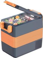 Kompresorinis šaldytuvas „Cool Box“ 50 l, skirtas automobiliui, 12/24 V nuolatinės srovės, 100–240 V kintamosios srovės elektrinis šaldytuvas, skirtas automobiliui, 12/24 V DC ir 100–240 V AC, skirta automobiliui, sunkvežimiui, laivui, kempingui, nuo -20