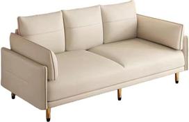 Konvertuojama futono sofa lova, moderni sofa su 2 pagalvėmis, vidurio amžiaus meilės sofos svetainei, miegamajam, biurui, nedidelei erdvei (B, 192 cm)