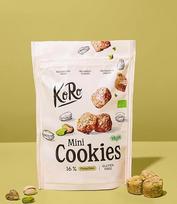 KoRo - Bio mini sausainiai su 16 % pistacijos 150 g - Klassiker im Mini-Format - Bio, vegan & glutenfrei - Ideal zum Teilen