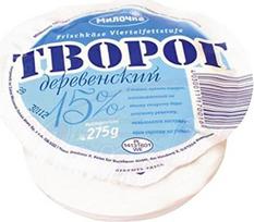 Kreminis sūris „Tworog Derewenskij“ 15 %