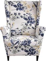 KRFOONN Wingback kėdžių užvalkalai, 2 vnt., Stretch Wing Chair užvalkalai, Spandex apsauginiai užvalkalai, Wingback sofos užvalkalas, fotelių užvalkalai, neslystanti baldų apsauga svetainei, Wingback kėdės, 50