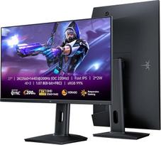 KTC 27 colių QHD žaidimų monitorius, 2560 x 1440, 200 Hz (OC 220 Hz), „Fast IPS“, 1 ms GTG, „Adaptive Sync“, HDR400, 10 bitų, 1,07 mlrd. spalvų, ΔE
