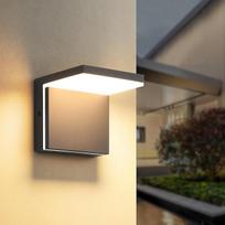 KUKAK LED sieninis šviestuvas lauke vidaus patalpose 12 W lauko šviestuvas IP54 vandeniui atsparus aliuminis modernus sieninis šviestuvas 3000 K šiltos baltos spalvos lauko šviestuvas lauko sieninis šviestuvas lauko sieninis šviestuvas lauko sieninis švie