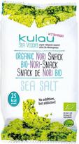 KULAU Ekologiški "Nori" užkandžiai su jūros druska 4 g 6 x 4 g