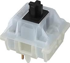 kutethy Gateron jungikliai Milky Black Mechaninė klaviatūra Geltoni 5 kontaktų jungikliai, skirti visoms mechaninėms MX klaviatūroms (108 vnt., juodos spalvos)