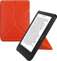 kwmobile dėklas, suderinamas su Kobo Clara BW/Clara Colour/Tolino Shine (5) / Shine Colour Case - Dirbtinės odos dėklas - apsauginis elektroninės skaityklės dėklas - oranžinis viršelis