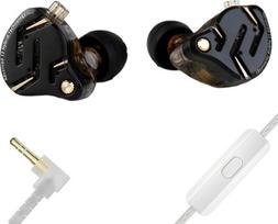 KZ ZS12 PRO 2 – „ZS12 PRO 2“ ausinės, 5BA+1DD 6 hibridiniai garsiakalbiai, laidinės žaidimų ausinės, „IEM HiFi“ su aiškiu garsu ir įtraukiančiais baisais, skirtos žaidėjams, muzikantams, dainininkams ir audiofilams (juodos)