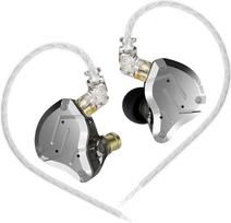 KZA COUSTICS KZ ZS10 Pro ausinės-monitorius (IEM), 4BA + 1DD, 5 garsiakalbių Hi-Fi ausinės, žaidimų ausinės su lydinio apdaila, nuimamas įleidžiamas 2-pin kabelis, skirtos audiofilams, muzikantams ir DJ-ams scenoje