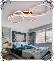 L 80 cm LED lubinis šviestuvas, chromuotas, 64 W, reguliuojamo ryškumo, 3000 K – 6000 K, modernus svetainės šviestuvas, dizainerio sukurta apšvietimo sistema, energiją taupantis lubinis šviestuvas, skirtas svetainei, miegamajam, valgomajam ir virtuvei (au