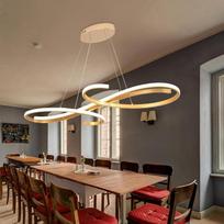 L150 cm LED pakabinamas šviestuvas valgomojo stalui, reguliuojamo ryškumo, modernus LED pakabinamas šviestuvas valgomojo stalui su nuotolinio valdymo pultu, 3000K–6500K, 10 %–100 %, linijinis šviestuvas su reguliuojama spalvinės temperatūros funkcija, ski