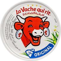 La Vache Qui Rit (Besijuokianti karvė) - prancūziškas tepamasis sūris 360 g apvalioje skardinėje - kreminis pieno ir sūrio užtepas 24 porcijų kampuose