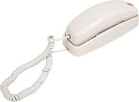 Laidinis telefonas, montuojamas ant sienos, lengvi laidai - namų telefonas "Trimline", laidinis, skirtas vyresnio amžiaus žmonėms, skirtas biurui (smėlio spalvos)