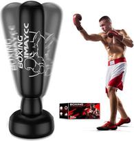Laisvai stovintys smūgių maišai suaugusiesiems ir paaugliams, storas PVC smūgių maišas suaugusiesiems, sunkus stovintis smūgių maišas, kikbokso maišai Muay Thai, mamai, bokso treniruotėms, smūgių maišas fitnesui