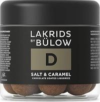 LAKRIDS BY BÜLOW - D - Druska ir karamelė - Danijos gurmaniški saldymedžio rutuliukai - saldus saldymedžio branduolys karameliniame šokolade ir jūros druskoje