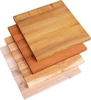 LAMO Manufaktur LHG-01-A-002-60 Medinis stalviršis kavos staliukui, šoninis staliukas, medžio masyvo stalviršis, 60 x 60 cm, natūralus