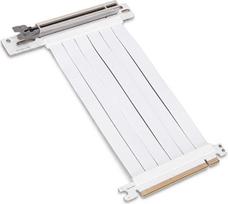 Lankstusis „PCI-E 3.0 X16“ kabelis, „PCI Express X16“ prailginimo kabelis, lankstusis didelės spartos prailginimo lizdas, skirtas vaizdo plokštėms, garso plokštėms ir tinklo plokštėms (baltas)