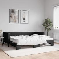 LAPOOH 3196580 Išskleidžiama dieninė lova 90 x 200 cm Audinys, Sofa lova, Sofa lova, Sofa lova, Paauglių lova, Lovos rėmas, Lovos kušetė