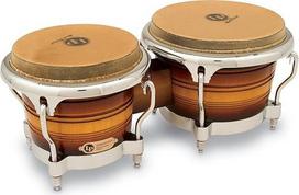 Latin Percussion LP813608 Generation II Wood Bongos - Antique Sunburst