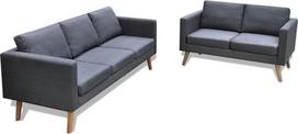 Lauko terasos komplektas, lauko baldų komplektas, dvigulė išskleidžiama sofa, 2-vietis ir 3-vietis audinio sofų komplektas (tamsiai pilkos spalvos), „Honbay“ modulinė sofa, „Gnixuu“ modulinė sofa, „Love Sac“ sofa