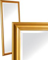 LC namų sieninis veidrodis „Simple Gold“, apytikriai 180 x 80 cm, kaimiško stiliaus, su briaunotais kraštais, XL dydžio prieškambario veidrodis