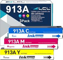 LCL 913A rašalo kasetės (CMY), suderinamos su HP 913A L05R95AE F6T77AE