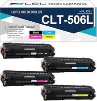 LCL atnaujinta tonerio kasetė CLT-506L CLT-K506L CLT-C506L CLT-M506L CLT-Y506L (1 juoda, 1 žydra, 1 raudona, 1 geltona) Tinkami naudoti su „Samsung“ CLP-680, 680DW, 680DN, „Samsung“ CLX-6260FR, 6260FD, CLX-6260