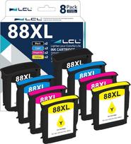 LCL suderinami rašalo kasetės, skirtos HP 88XL, C9396AE, C9391AE, C9392AE, C9393AE