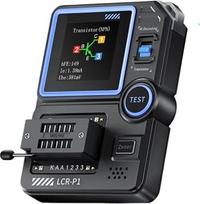 LCR-P1 daugiafunkcinis testeris: tranzistorių, ESR, triodų, diodų, Zenerio diodų, FET, kondensatorių, rezistorių, induktyvumo komponentų testeris