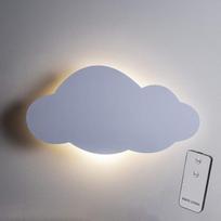 LED debesis miegamojo naktinė lemputė, šiltai balta, maitinama baterijomis, Lights4fun