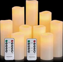 LED elektrinės mirgėjančios žvakės, baterijomis maitinamos žvakės, be liepsnos žvakės, baterijomis maitinamos žvakės su nuotolinio valdymo pultu