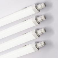 LED lempa 120 cm, 4 vnt. pakuotė. LED lempa drėgnoms patalpoms, 30 W, 3430 LM, neutraliai balta 6500 K, IP65 vandeniui atspari drėgnų patalpų lempa, LED lempos, lubų šviestuvai sandėliams, garažams, dirbtuvėms, automobilių stovėjimo aikštelėms | 30 W, 343