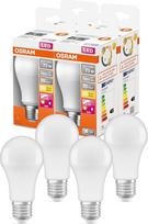 LED lemputė "Osram Superstar+ Classic A 75 FR", E27 lizdas, 10 W, 1055 lm, 2700 K, šiltai balta šviesa, labai mažos energijos sąnaudos, ilgaamžė, judesio jutiklis, automatinis išsijungimas, 4 vnt.