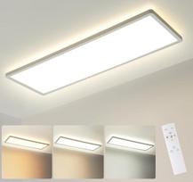 LED lubinis šviestuvas su reguliuojamu apšvietimu ir nuotolinio valdymo pultu, 23 W, 3000 lm, 2700 K