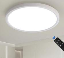 LED lubinis šviestuvas, 60 cm skersmens, apvalus, baltas, 54 W, svetainės lempa