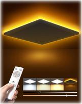 LED lubinis šviestuvas, reguliuojamo ryškumo, 24 W, su nuotolinio valdymo pultu, 30 cm