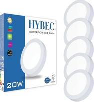 LED lubų šviestuvas 20W virtuvės apšvietimas Cool White 6500K (5 vnt.)