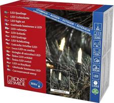 LED mini pasakų žibintai, lauko, plastikiniai, šiltai balti, 304 LED