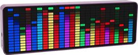 LED muzikos spektro ekranas, 1624 segmentų ritminis šviesos lygio balso jutiklis, 384 RGB šviesos diodai, 5 V, 1 A, 3 W USB, spalvinga RGB šviesos juosta