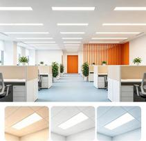 LED plokštė 120 x 30 LED lubų šviestuvas, plokščias, 36 W, 4320 LM, biuro lempa