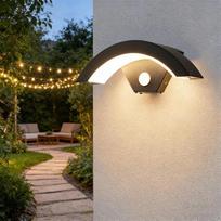 LED sieninis šviestuvas, modernus sieninis šviestuvas, 24 W su judesio jutikliu