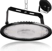 LED UFO salės apšvietimas 300 W, vidaus prožektorių LED High Bay Light 6500 K Cool White su stovu, LED UFO pramoninės lempos prožektorių dirbtuvių apšvietimas komerciniam sandėliui / dirbtuvėms / garažo apšvietimui