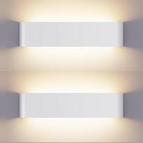 LED vidaus sieninis šviestuvas, 24 W, 41 cm, 3 CCT, aliuminis (Balta-1)